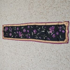 Specialty House Silk Floral Design Scarf 10.25" X 50"